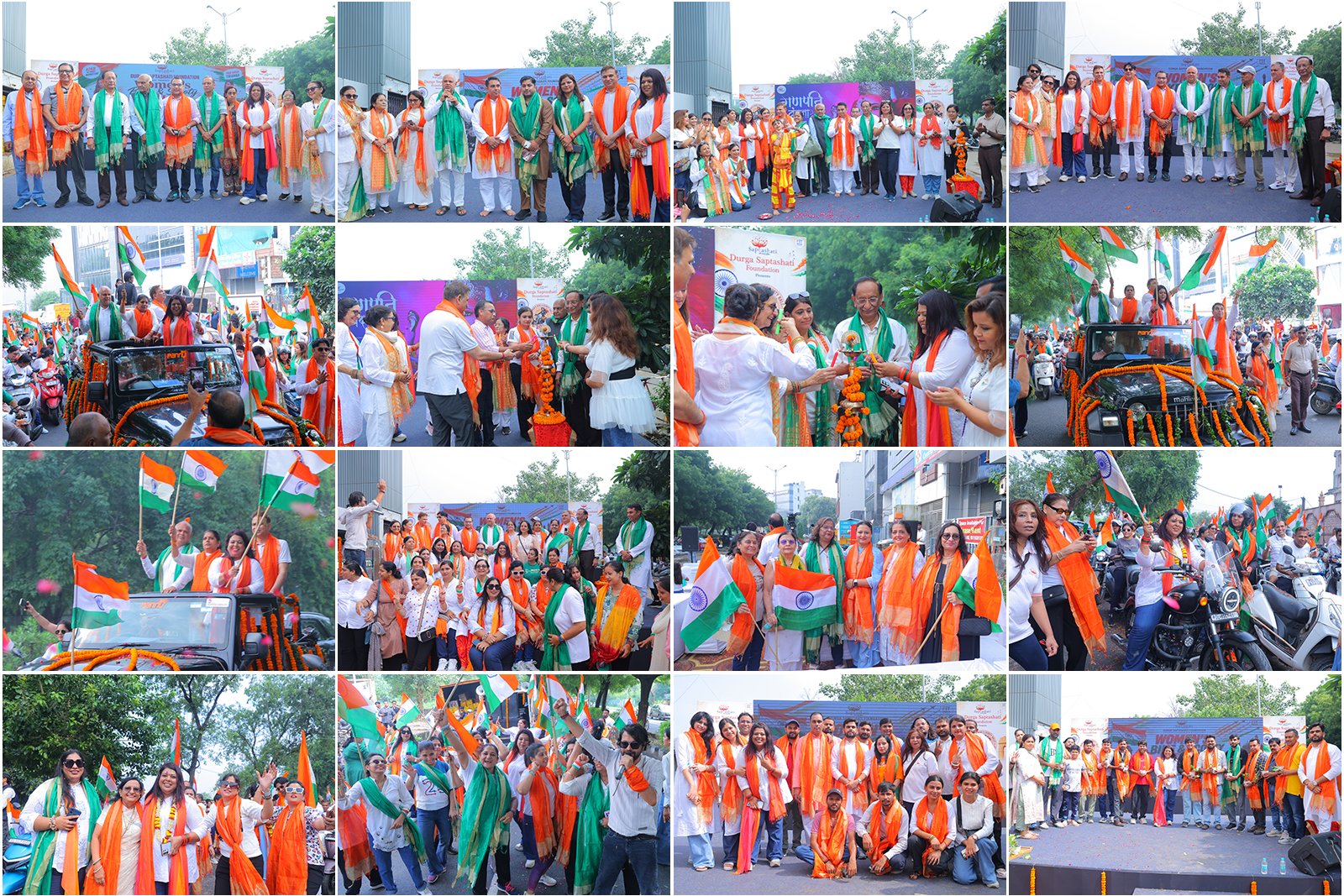 Riders during the bike rally