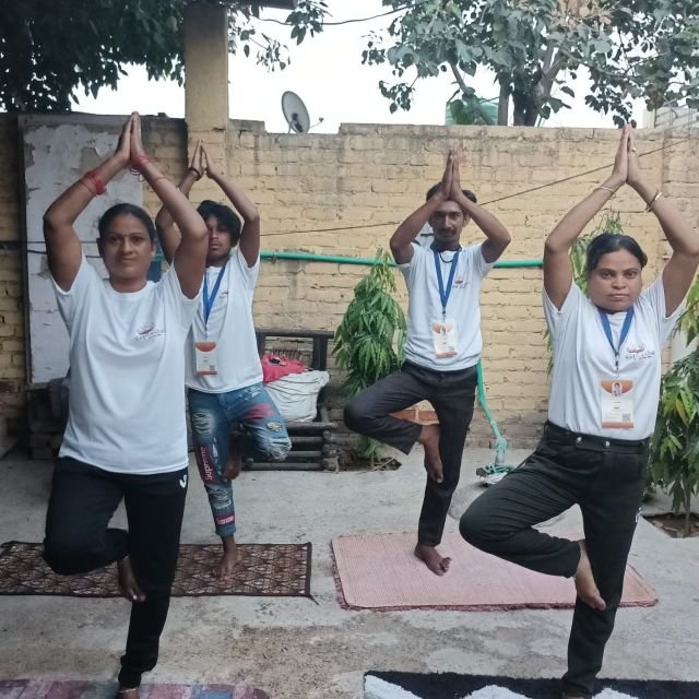 Yoga Day celebration in Dwarka