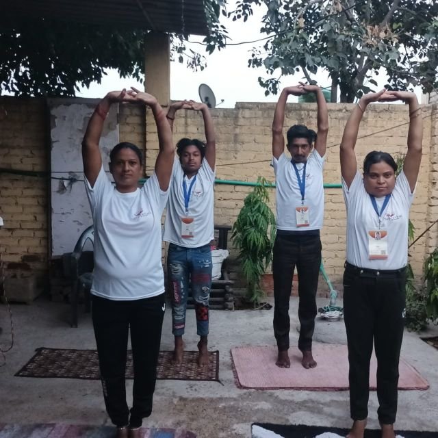 Yoga Day celebration in Dwarka